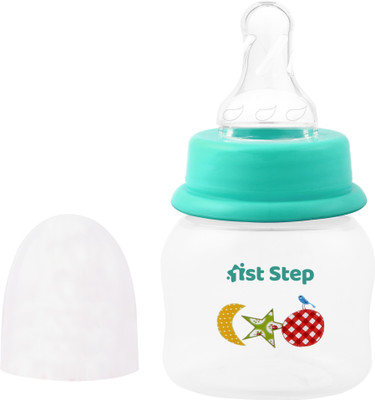1st Step BPA Free Baby Feeding Bottle with Anti-Colic Nipple for Infants - 60 ml(Mint Green)