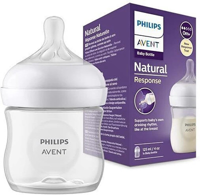 Philips Avent Natural Response Bottle 125ml - 125 ml(Transperant)