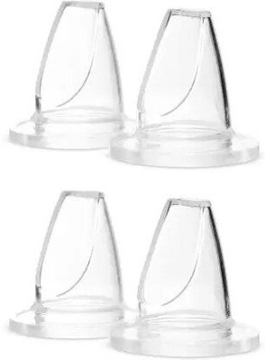 PGD Premium Soft Gentle Natural Liquid Anti-Colic Silicone Spout Sipper Sippy Nipple Medium Flow Nipple(Pack of 4 Nipples)