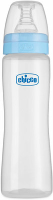 Chicco Baby Feeding Bottle - FEED EASY - MEDIUM 2M+ - 250 ml(Blue)