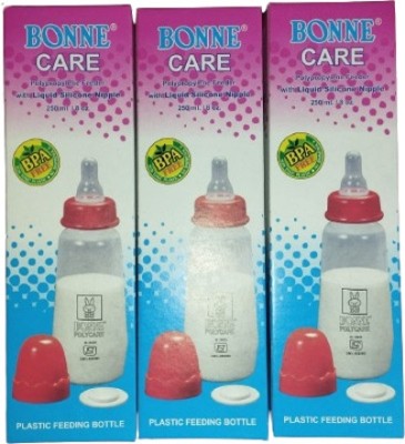 BONNE TENDER KARE MAXI NO.3 BPA FREE BABY FEEDING BOTTLE (P3 X 250ML) - 250 ml - 150 ml(White)