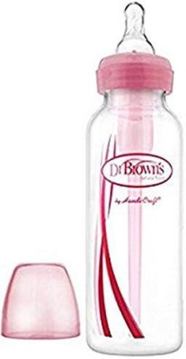 Dr Browns Narrow Neck Original Options Baby Bottle (250 ml, Pink) - 250 ml(Pink)