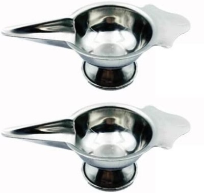 Pappa Stainless Steel Baby Feeder Spoon Food Feeder Bonda Paladai for New Born Babies - 20 ml(Silver)