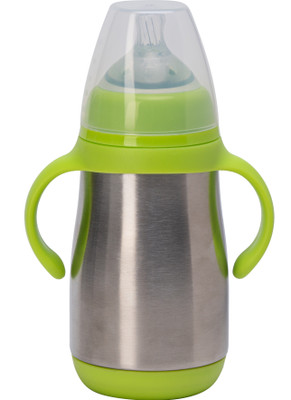 Adore Gypsy! 3 Stage Stainless Steel Feeding Bottle with Gravity Ball - 280 ml(Green)