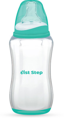 1st Step Tritan Baby Feeding Bottle With Anti-Colic Nipple - 125 ml(Mint Green)
