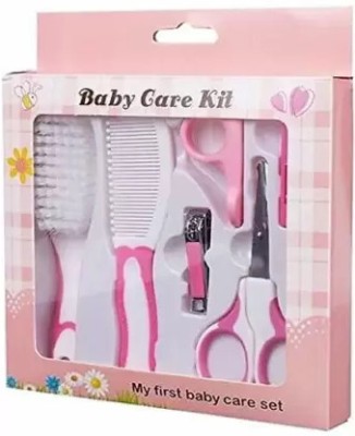 EssCubes Enterprise New Born Baby nail care,healthcare, grooming, baby care gifting set of 10 pieces(Pink)