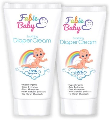 Fabie Baby Baby Soothing Natural Diaper Rashes Cream 100 Ml, (Pack of 2)(Multicolor)