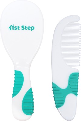 1st Step Brush & Comb Set(White, Mint Green)