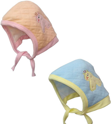 Justlist A-1 Baby Wool_Knot Cap-Multicolor-Pack 2(Multicolor)