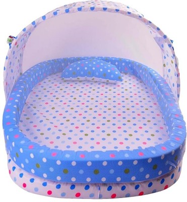 Funtus Cotton Baby Bed Sized Bedding Set(Blue)