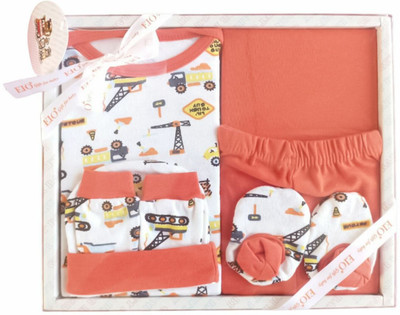 EIO New Born Gift Set 6pc(Orange)