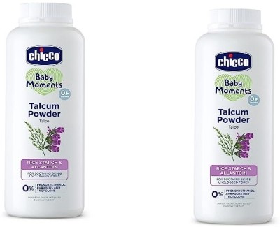 Chicco Baby Moments Talcum Powder With Natural Ingredients (300 gm) (pack of 2)(2 x 300 g)