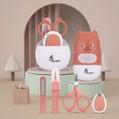 R for Rabbit Stylo Kitty Grooming Kit 4 in 1 Manicure Set for Babies 0 to 3 Years(Peach)