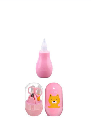 Prettify My newborn baby gromming kit and nose cleaner pack of 2 multicolor(Multicolor)