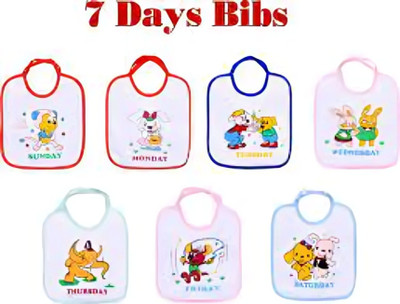 Profecto 7 day bib pack based on the theme of weekdays(White)