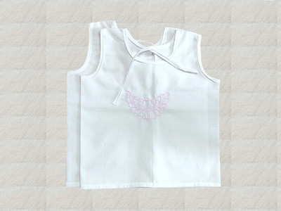 mum n bebe Vest For Baby Boys & Baby Girls Cotton(White, Pack of 1)