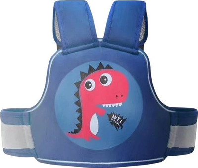 POLKA TOTS Kids Two-Wheeler/Motorcycle Child Harness Adjustable Safety Seat Belt Baby Carrier(Blue, Front Carry facing in)