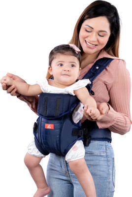 MYLO Baby 3 in 1 Premium Comfortable & Adjustable | Lightweight (6-15 Months) Baby Carrier(Royal Blue, Front Carry facing in)