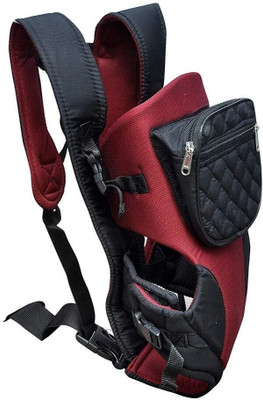 InEffable Baby Carrier Cum Kangaroo Bag Bag With Hip Seat and Head Support Baby Carrier(Multicolor, Front Carry facing in)
