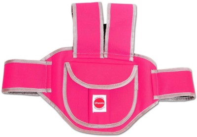 VParents Ava Kids Safety Two Wheeler Seat Belt/Front Standing and Sitting Behind Baby Carrier(Pink, Back Carry)