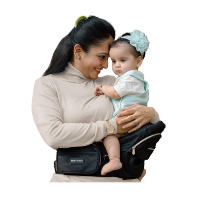 Butt Baby Black Gold Carrier with Hip Seat Baby Carrier(Black, Hip Carry)