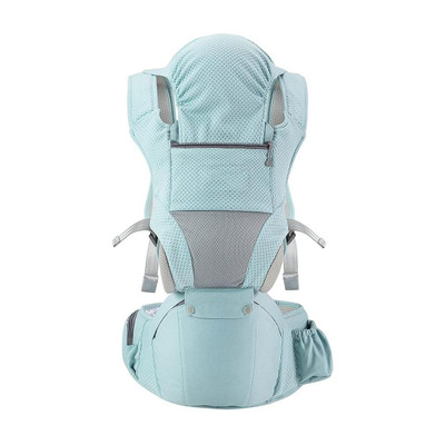 MEDITIVE Baby Carrier with Detachable Hip Seat, Ergonomically Designed (0-36 Months) Baby Carrier(Blue, Hip Carry)
