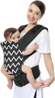 R for Rabbit Hug Me Ergo with Front & Back Position for 4 months to 2 year kids Baby Carrier(Black, Front Carry facing in)