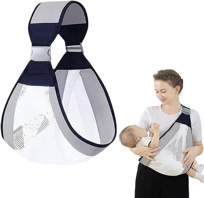 Twinflo Baby Carrier Newborn to Toddler, Ergonomic 3D Mesh Baby Wraps Carrier, Baby Cuddler(Multicolor, Front carry facing out)