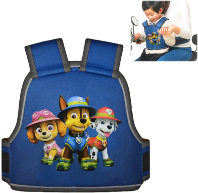 HANNEA Kids Safety Belt for Two Wheeler with Reflective Strips, Portable Seat Belt Baby Cuddler(Blue, Front Carry facing in)