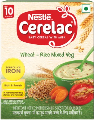 Nestle Cerelac Wheat-Rice Mixed Vegetable Cereal From 10 to 24 Months Cereal(300 g, 10+ Months)