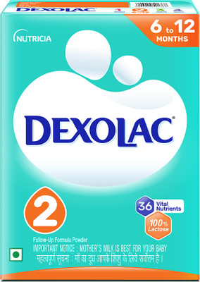 DEXOLAC Stage 2 Follow Up infant milk formula Powder for Babies(400 g, 6+ Months)