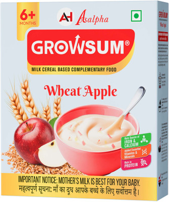 GROWSUM GROWSUMS WHEAT APPLE Cereal(300 g, 24+ Months)