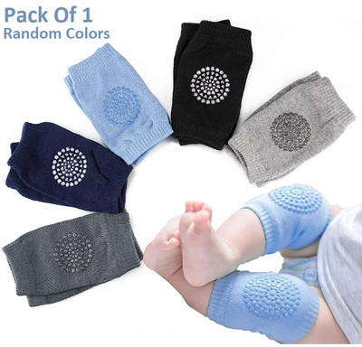 FlyTouch Pack Of 1 -Baby Crawling Pads Anti-Slip Knee Protect Baby’s Knee for Crawling Multicolors Baby Knee Pads(Cute Knee Pad Support Babies 0-3 Years)