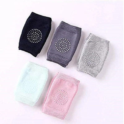 EMPOISON Baby Knee Pads for Crawling Anti-Slip Padded Stretchable Knee Multicolor Baby Knee Pads(Knee Socks)