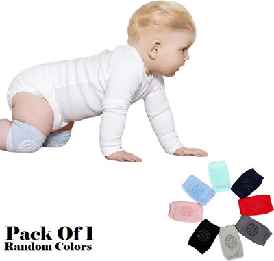 EMPOISON 1 -Knee Safety Pad- Crawling Baby, Toddler, Infant Anti-Slip Knee/Elbow Guards Multicolors Baby Knee Pads(Anti Slip Knee Pad Newborn Baby Socks Safety Knee Protector Walking Crawling)