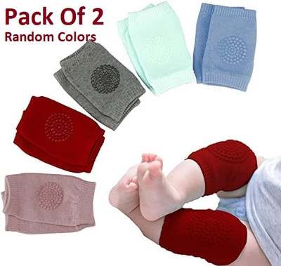 FlyTouch 2 -Baby Crawling Anti Slip Kids Knee Pads Unisex Protector Infant Leg Warmers Multicolors Baby Knee Pads(Anti Slip Knee Pads Protector Toddler Safety Pads Socks For Crawling)