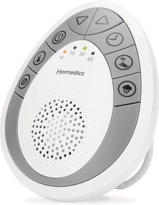 Homedics SoundSpa Mini Portable Sound Machine, SS-1200 White Noise Baby Monitor