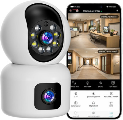 SROPX WiFi Baby Care Camera with Dual Lens and Two Way Voice Communication Celling Mount , Wall Mount Baby Monitor