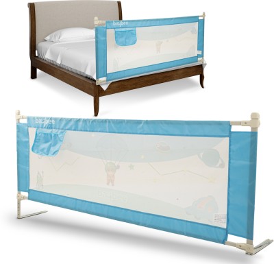 baybee Baby Safety-Portable and Foldable Full Bed Rail(Blue)