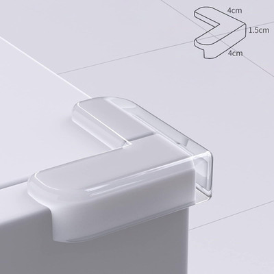 WOKO Kids Safety Transparent, Table, Bed Corner, Dining Table, Safe Guard for Sharp(Transparent)