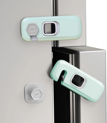 JITAHARAY Child Proof Refrigerator Lock(Multicolor)