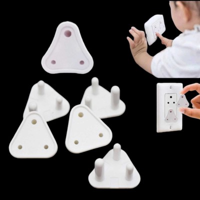 AirSoft Secure Electrical Plug Protectors Prevent Child From Electrical Hazard X(White)