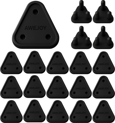 AWEJOY Baby Safety & Baby Proofing Plugs Covers Wall Socket Protector for Child(Black)