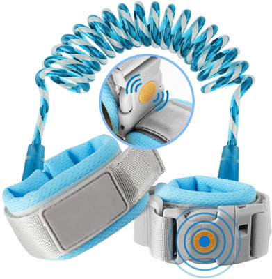 kripara Baby Wrist Link with Key - Adjustable Strap Safety Link for Toddler(Multicolor)