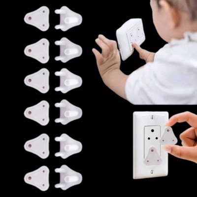 AirSoft Electrical Protection From Switch For Baby Safety Plug Socket Cover Protector 12(White)