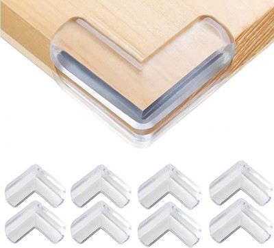 SONEEV MART Baby safety proofing Corner& edge guard protector for furniture Pack of 8 piece(TRANSPERANT)