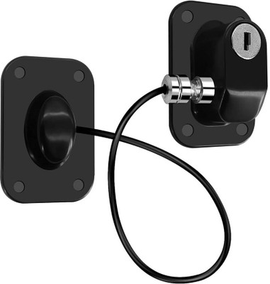 HASTHIP Fridge Locks Child Proof, Child Lock For Drawers Drawer Lock With Keys(Black)