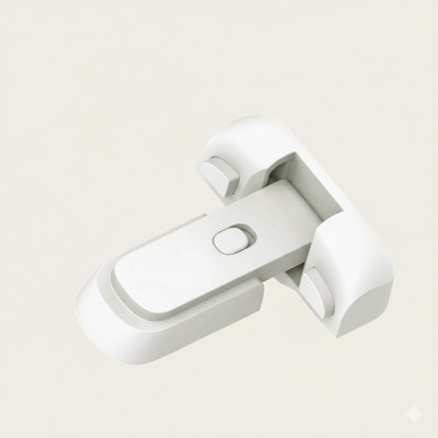LUXONIX Child Safety Fridge Lock – Prevent Kids from Opening Refrigerator Doors(White)
