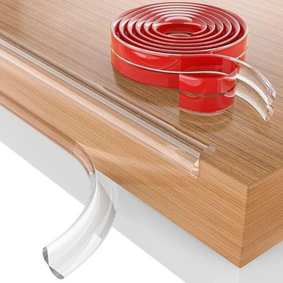 N2K2 Enterprise Edge Protector,Child Proof Table Edge Protectors Bumper Cover for Furniture Desk(Transpernt)
