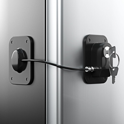GANESH PROCESSING Plastic Glossy Smart Lock(Multicolor)